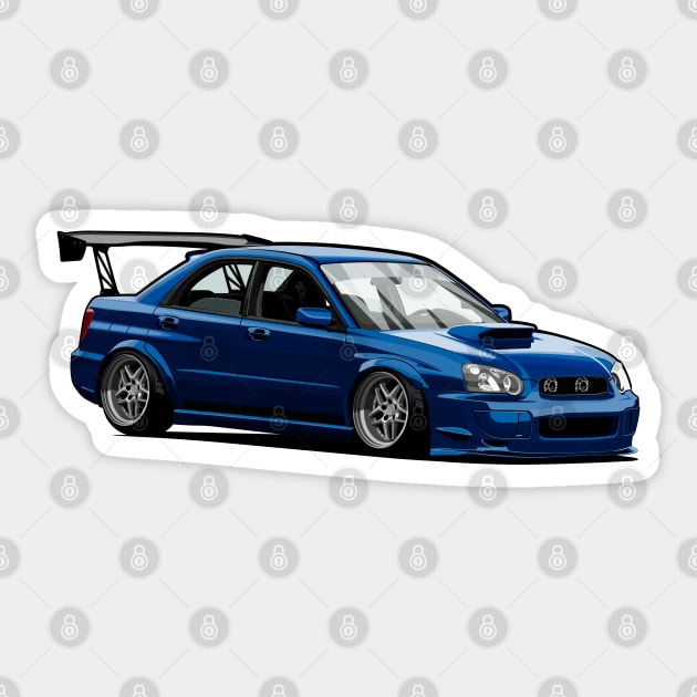 Subie Sticker by icemanmsc